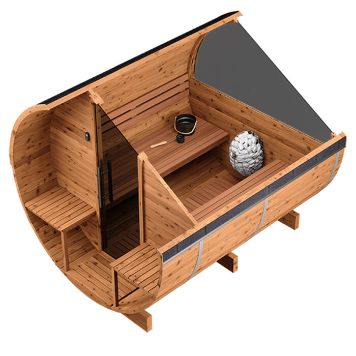 Barrelsauna 225-C Thermowood - Afbeelding 7