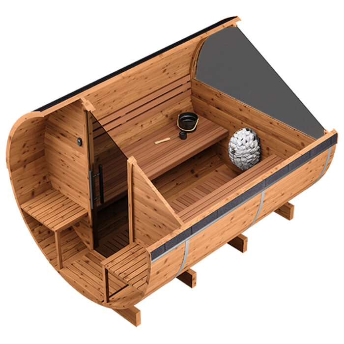 Barrelsauna 300-C Thermowood - Afbeelding 5