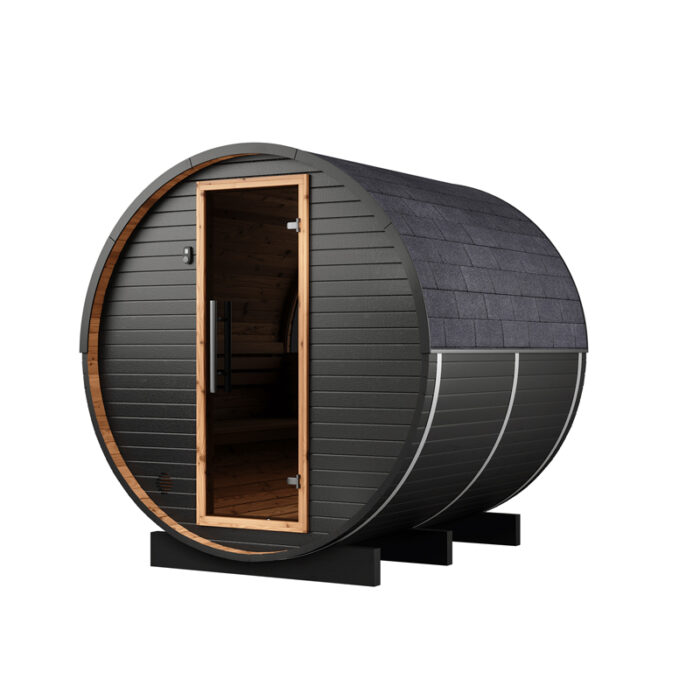Barrelsauna 180 Thermowood - Afbeelding 8