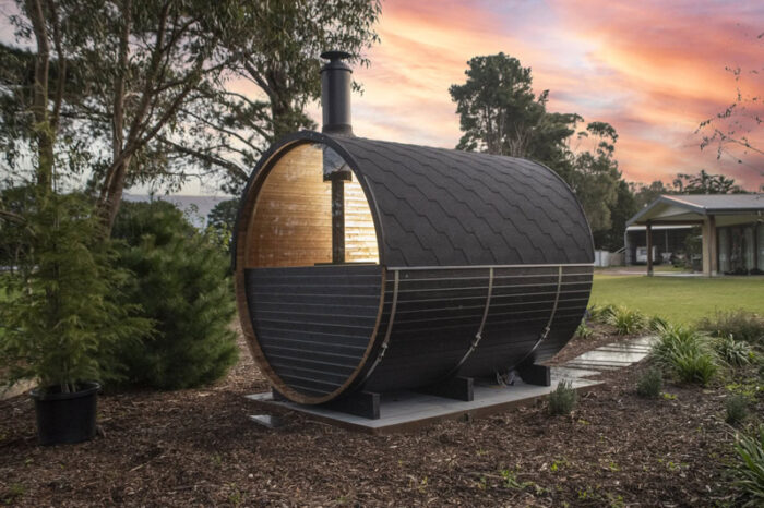 Barrelsauna 180 Thermowood - Afbeelding 12