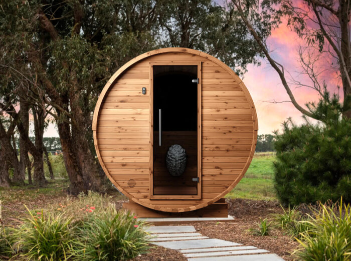Barrelsauna 180 Thermowood - Afbeelding 11