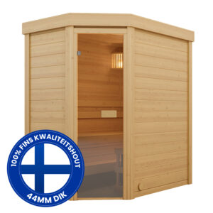 Binnensauna massief SK400 hoek