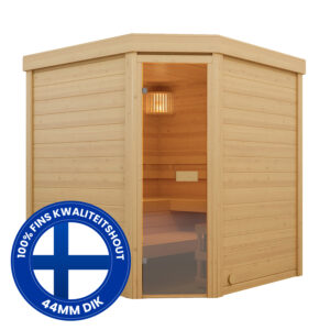 Binnensauna massief SK500 hoek