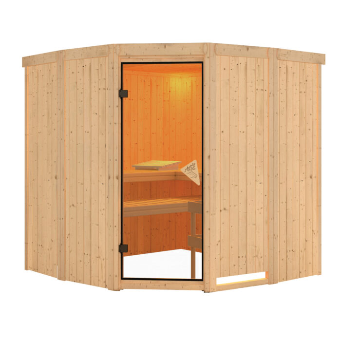 Sauna "Simara 1" met gebronsde deur - Afbeelding 2