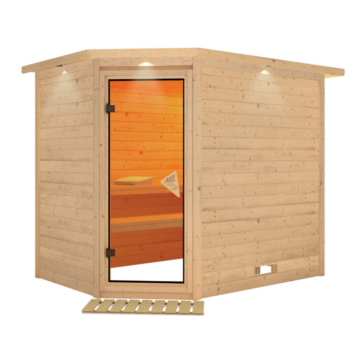 Sauna "Tanami" met dakkraag - Afbeelding 11