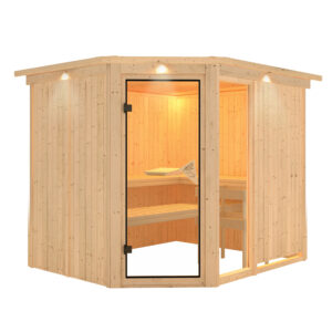 Sauna "Fiona 3" met dakkraag