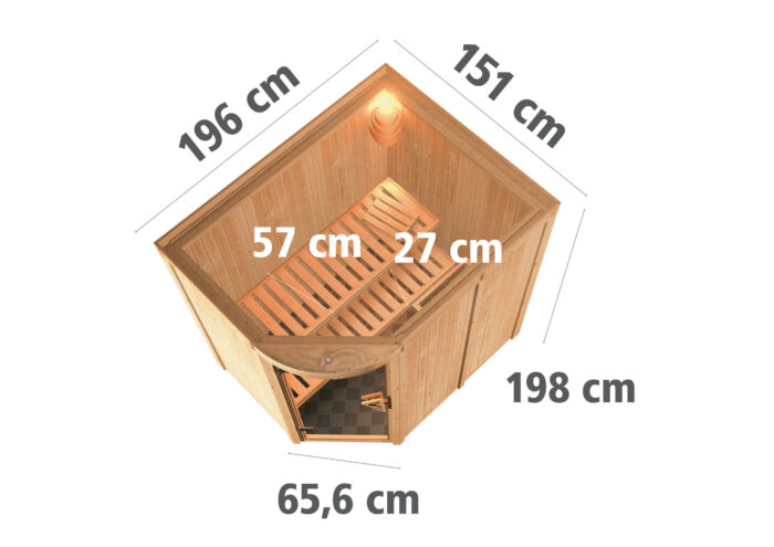 Sauna "Lavea" met boogelement - Afbeelding 10