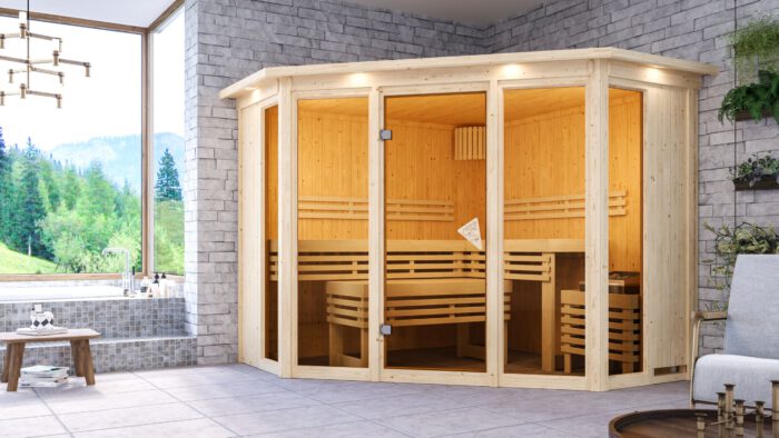 Sauna "Alcinda" met dakkraag - Afbeelding 8