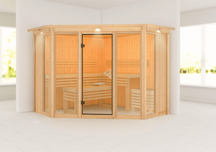 Sauna "Alcinda" met dakkraag - Afbeelding 9