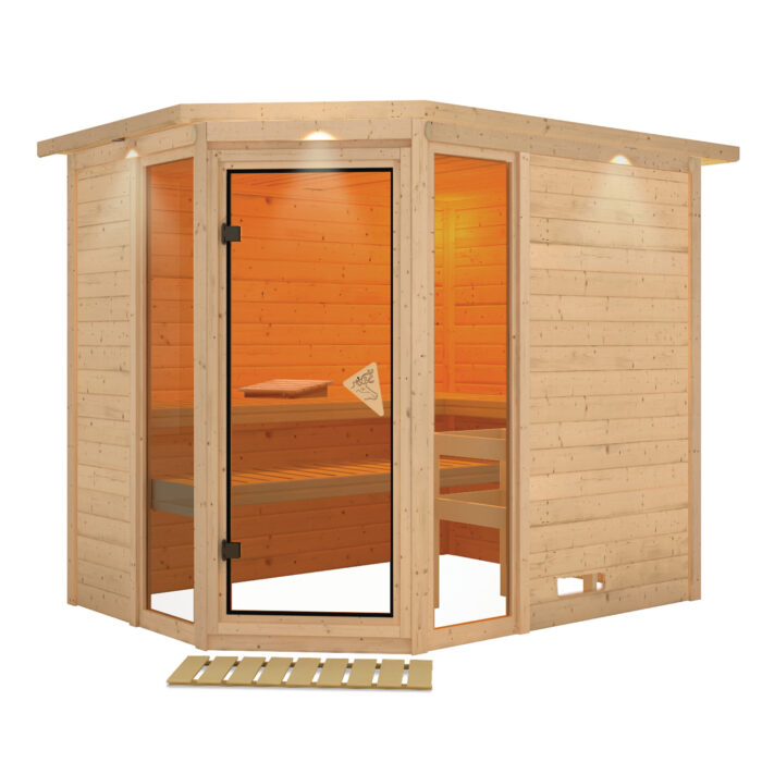 Sauna "Sinai 3" met dakkraag - Afbeelding 2