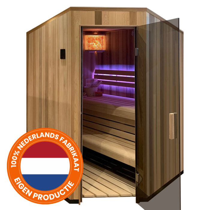 Binnensauna paneel Classic 500 hoek