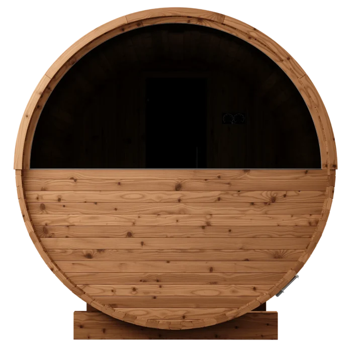 Barrelsauna 225 met zitje Thermowood - Afbeelding 5