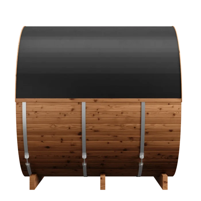 Barrelsauna 225 met zitje Thermowood - Afbeelding 4